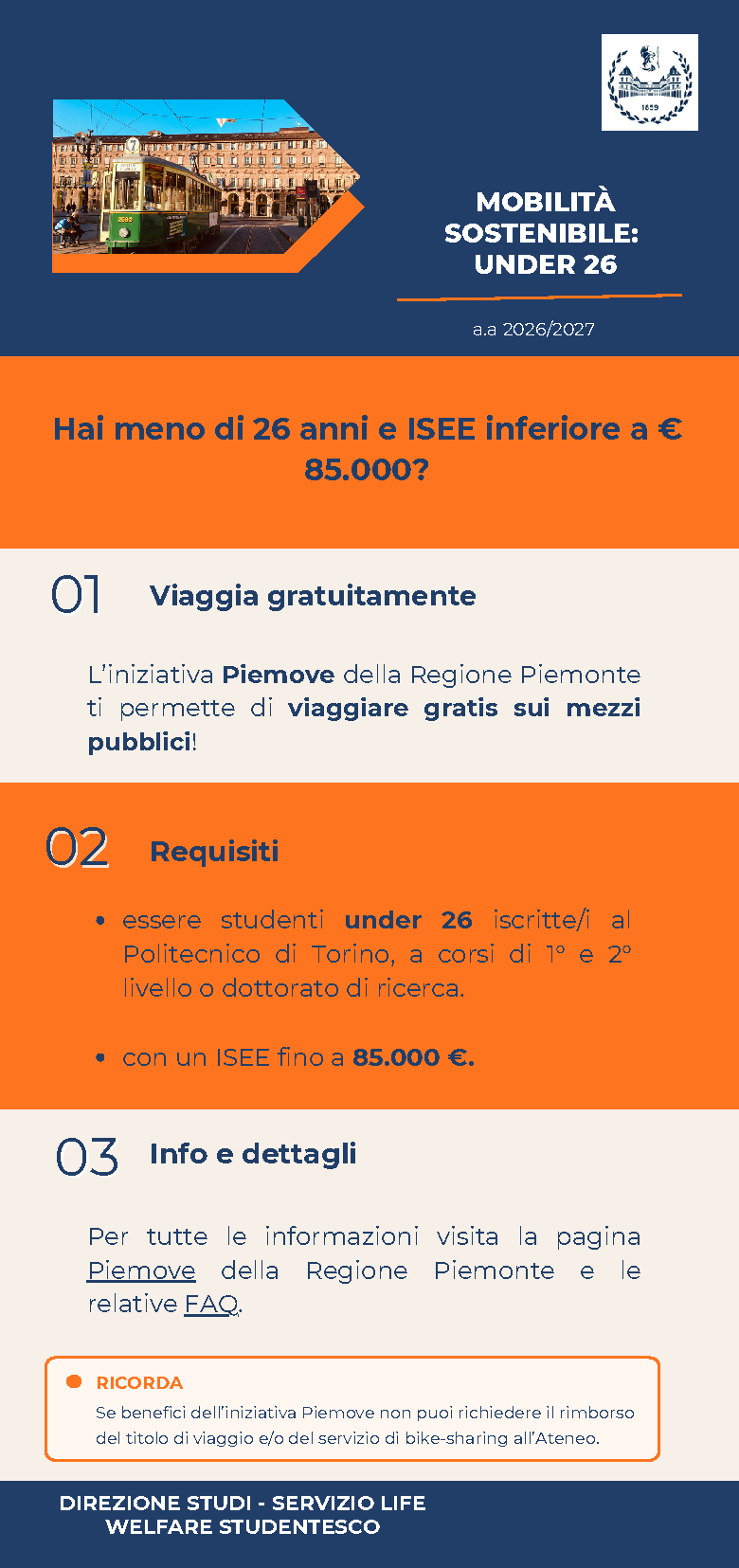 Infografica mobilità sostenibile under 26