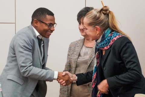 Yves Umuhotza, Laura Montanaro e Claudia De Giorgi