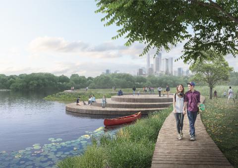 Rendering del progetto PoliTO Studio America Latina 1