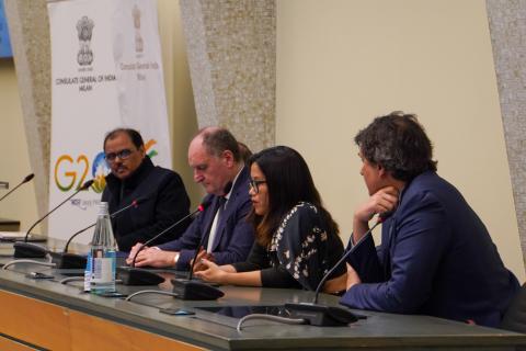 I relatori al tavolo
