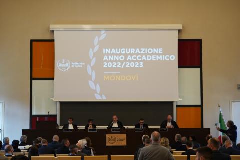 L'Aula Magna della sede di Mondovì
