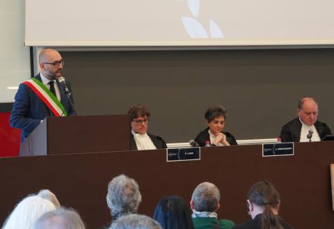 Il discorso del sindaco Robaldo
