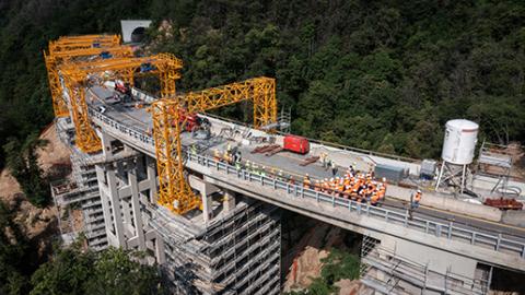 Il cantiere visto dal drone