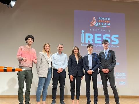 Il gruppo degli organizzatori del PoliTO Rocket Team