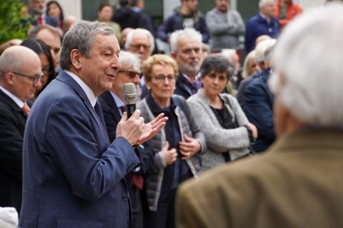 L'ex-Rettore Francesco Profumo prende la parola