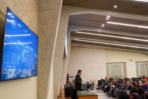 Il professor Bonino presenta il Japan Hub