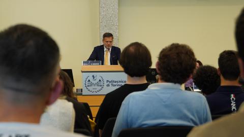 L'intervento del Vice Rettore Foti