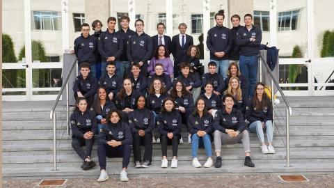 Il gruppo di studenti atleti dell'Ateneo
