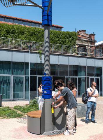 il prototipo è agganciato alla rete idrica