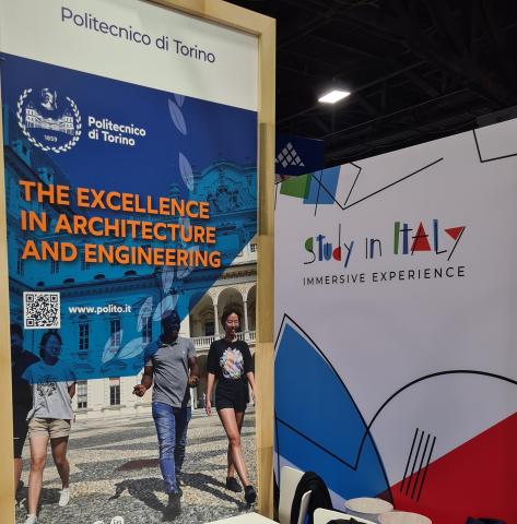 Il Politecnico di Torino allo stand “Study in Italy"