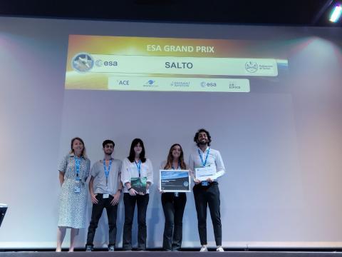 Il team SALTO vince l'”ESA Grand Prix Prize” 