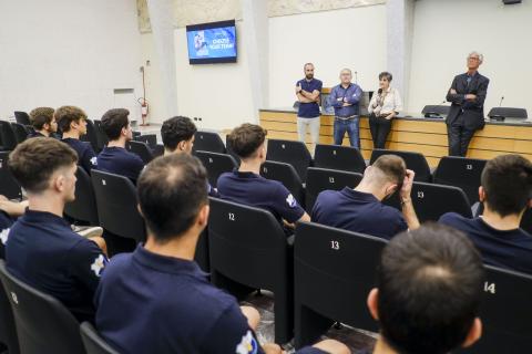 La presentazione della squadra in Sala "Emma Strada"