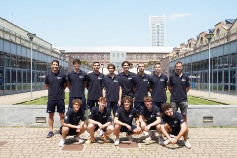 La squadra di basket maschile