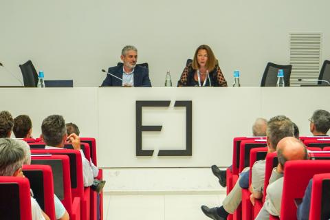 Il professor Matteo Sonza Reorda e la professoressa Giuliana Mattiazzo