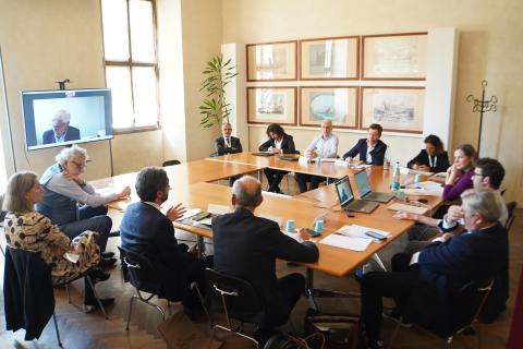 I partecipanti in dialogo