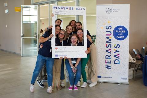 Lo staff dell'Ufficio Mobilità Internazionale che ha curato l'evento