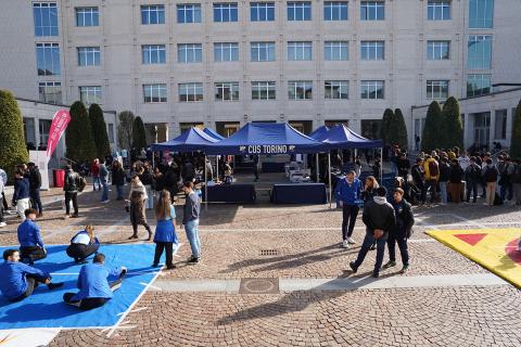 Tanti sport diversi rappresentati nella sede centrale di Ateneo
