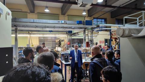 Visita ai laboratori del Centro PEIC