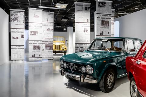 La mostra - fotografie dell’epoca e pagine dei giornali 