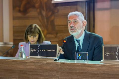 L'intervento del Vice Rettore per la Ricerca Matteo Sonza Reorda