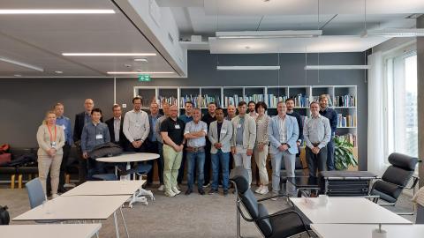 Group photo for AMPS research team