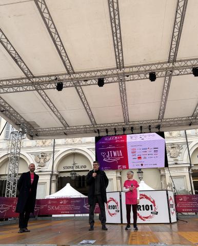 Sul palco di JTWIA