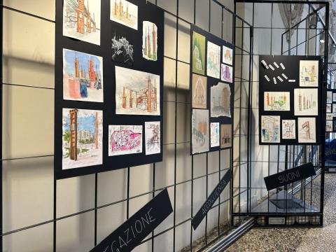 Colori, architetture ed emozioni nei lavori degli studenti 