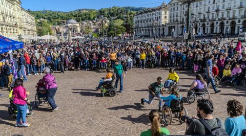 In Piazza Vittorio Veneto