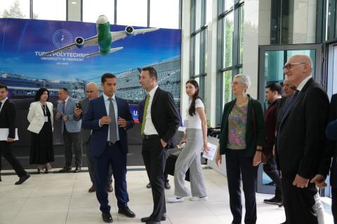 L'ingresso della Turin Polytechnic University in Tashkent 