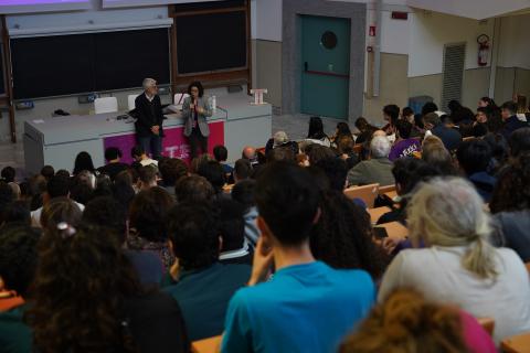 Tanto pubblico nelle aule dell'Ateneo