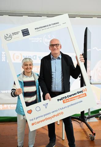 Elena Baralis e Fulvio Corno alla fiera