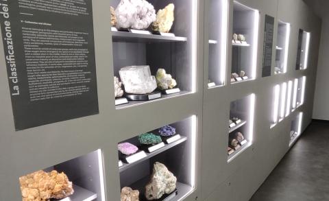 Vetrine Museo Geo-Mineralogico