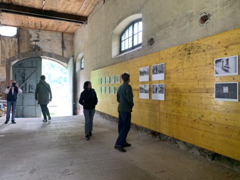 Dettaglio della mostra OB-SERVING THE LANDSCAPE