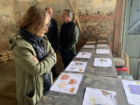 Dettaglio della mostra OB-SERVING THE LANDSCAPE