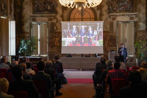 Michele Bonino ricorda l'inaugurazione del PoliTO Japan Hub 
