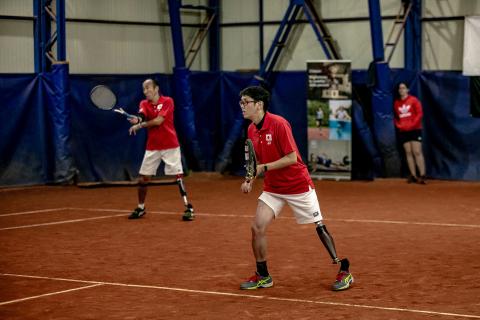 Giocatori con disabilità fisiche agli arti inferiori