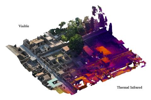 Acquisizioni di dati visibili, multispettrali e nell’infrarosso termico