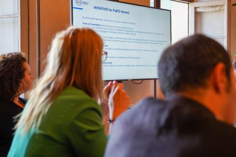 La presentazione delle attività del Politecnico per i suoi Alumni