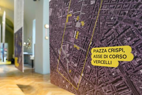 Immaginare una nuova Piazza Crispi, Asse di Corso Vercelli
