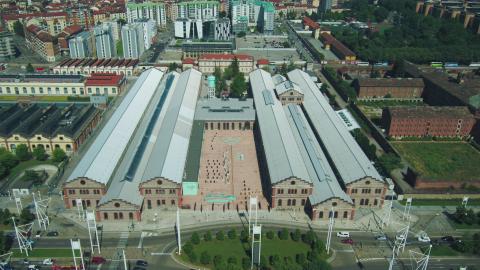 Veduta aerea delle OGR Torino