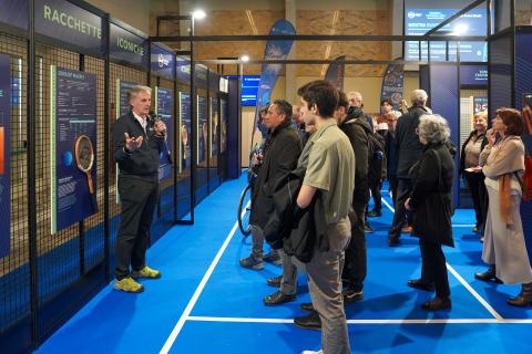 La mostra è a cura del Museum of Rackets