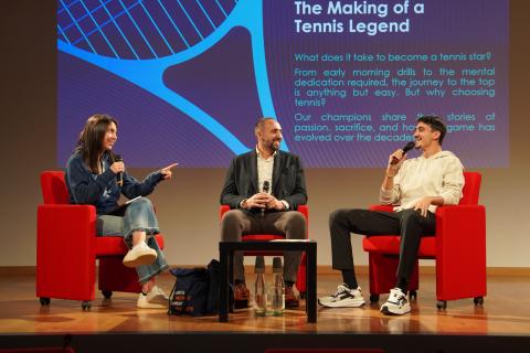 Federica Joe Gardella, Diego Nargiso e Lorenzo Sonego