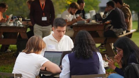 An outdoor moment at Unite! Research School
