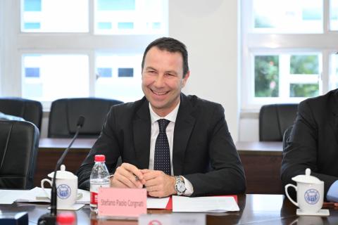 Rector Stefano Corgnati at Tongji University