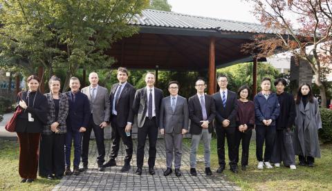 The University delegation at Tongji University