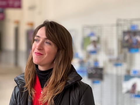 Caironi ha avuto tempo per visitare la mostra sulle imprese dello sport italiano, allestita al Politecnico