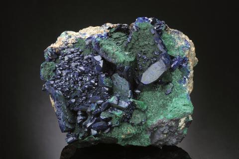 AZZURRITE con malachite (MP-10138)