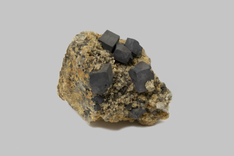 GALENA con dolomite, quarzo e pirite
