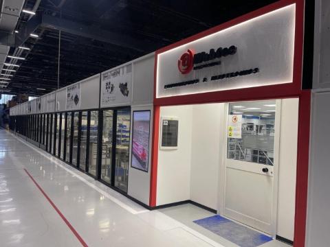La camera pneumatronica presso il sito di Wabtec a Piossasco