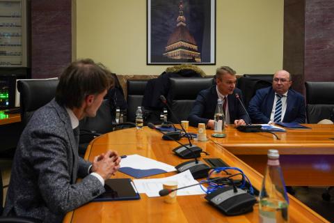 L'intervento della delegazione romena